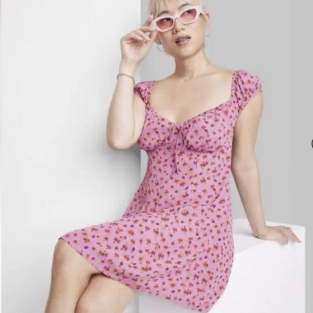 NWT Pink Floral Wild Fable Sundress